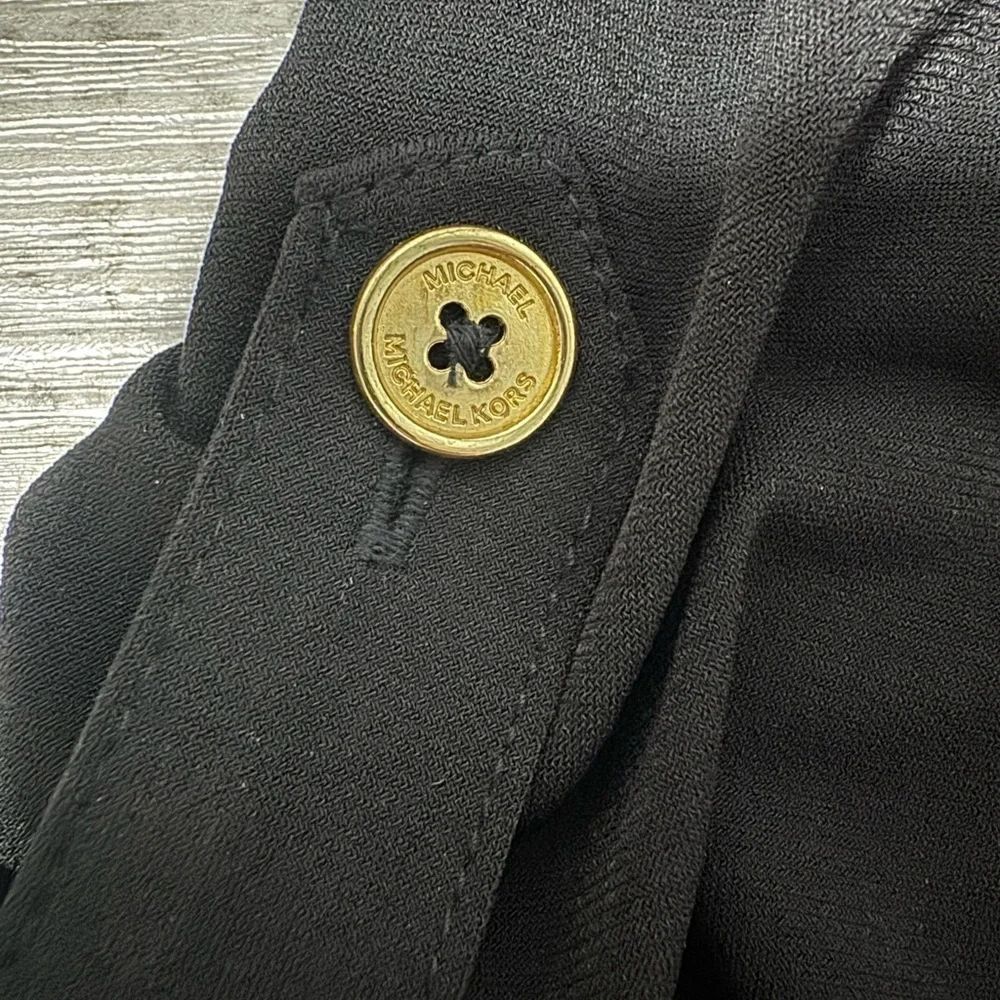 Michael Kors Elegant Black Blouse